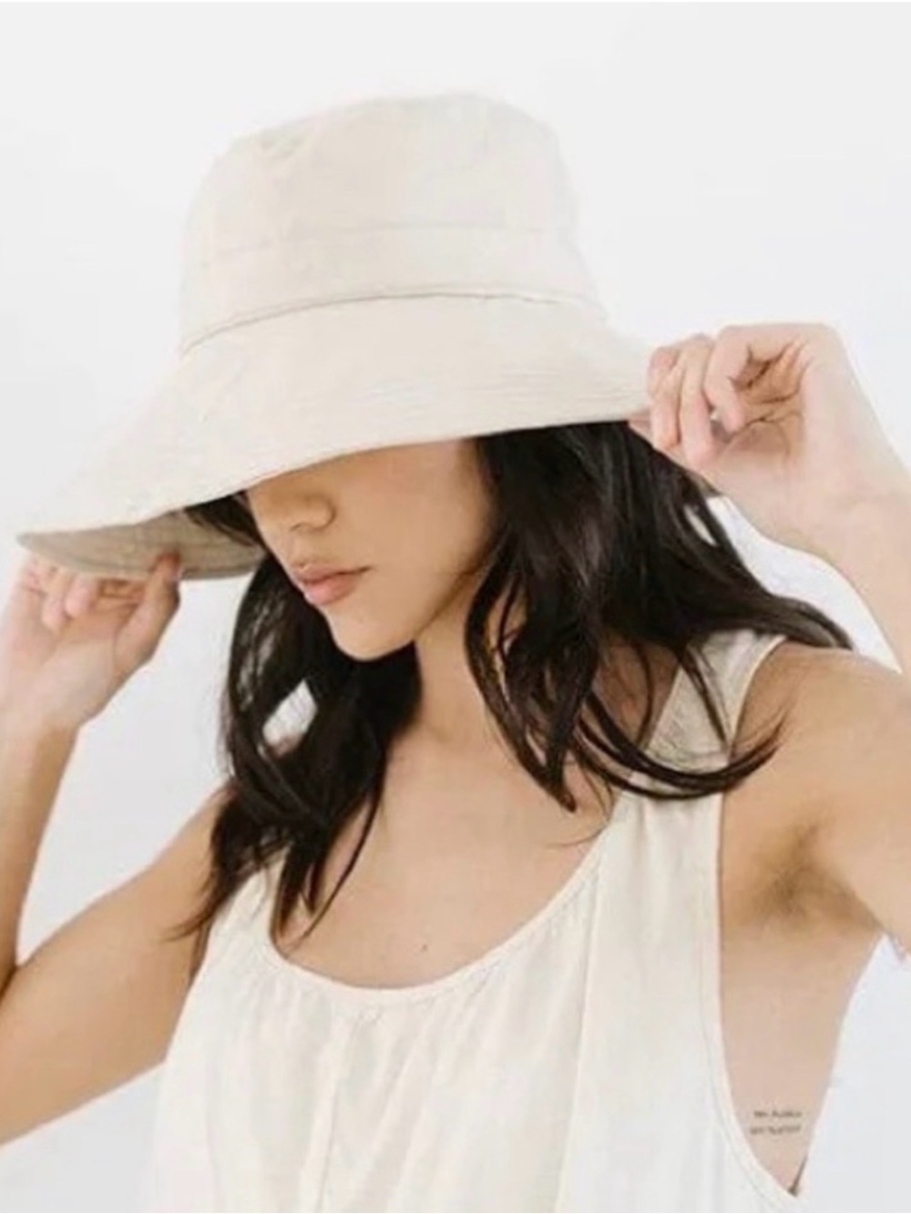 Gigi pip Linen bucket hat